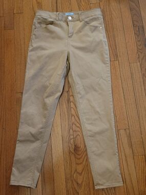 Draper James Tan Skinny Pants